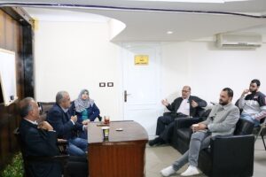 نقابة اسكندرية نظمت لقاء مفتوح مع د. إيهاب هيكل و د. وليد الديب