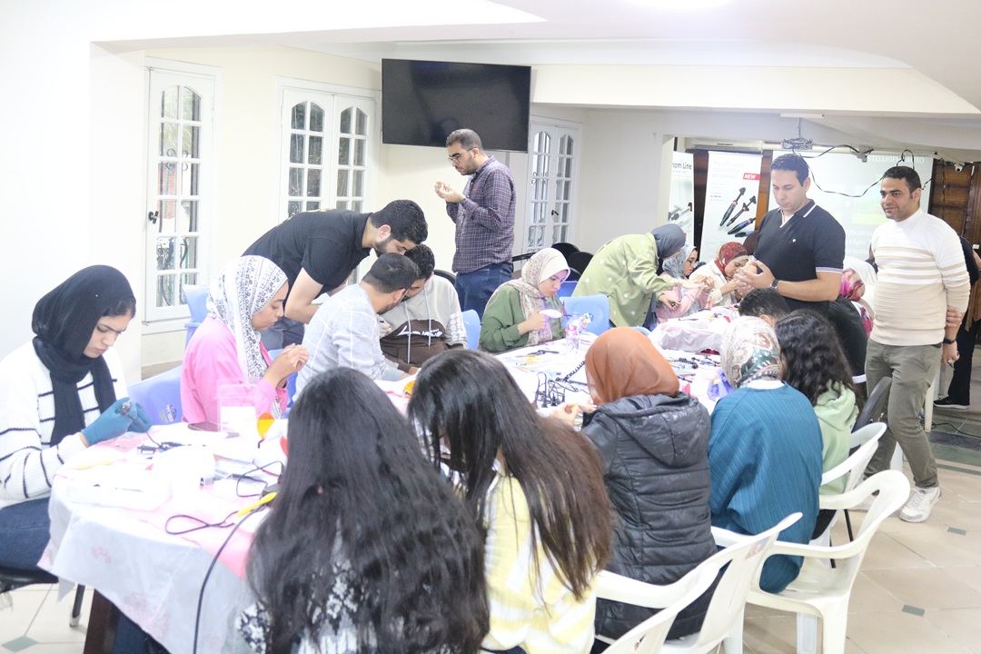 صور من فعاليات كورس دكتور أحمد سعودي بعنوان Composite Course Anterior & Posterior Composite